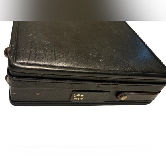 Vintage Hartmaan Belting Black Leather High End Men’s Briefcase Attaché RARE - Picture 9 of 16